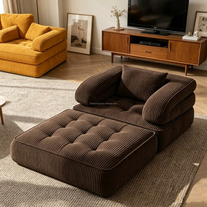 Sofá Cama Tatami Individual Moderno de Lujo, Sofá de <span class=keywords><strong>Piso</strong></span> Compresible para Sala de Estar, Balcón, Interior del Hogar, Venta Directa de Fábrica - Product Image 4