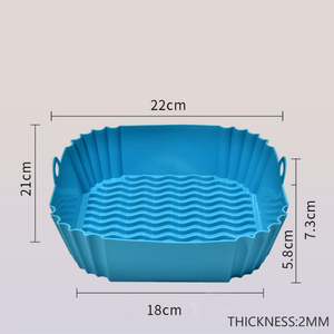 Food Grade <strong>Air</strong> <strong>Fryer</strong> Reusable Square Liner (8-inch) Replacement of Parchment Paper Liners Accessories, Reusable <strong>Air</strong> <strong>Fryer</strong> <strong>Pot</strong> - Product Image 3