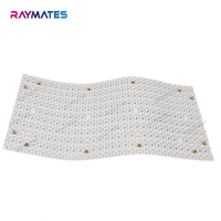 Feuille LED flexible et découpable 320 LED 24V 10W 6520K Blanc Froid 19.69x9.84 pouces pour éclairage de comptoir et rétroéclairage mural