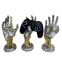 Accessoire de jeu à main mécanique support universel pour casque support de contrôleur pour PS5, PS4 Xbox organisateur de bureau cadeau de joueur élégant