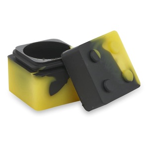 Contenitore Quadrato Minimalista Moderno in Silicone da 9ml, Coperchio Antiaderente per Conservare Pasta di Tabacco - Product Image 3