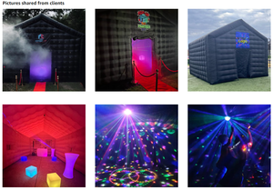 Tente <span class=keywords><strong>de</strong></span> stand commercial gonflable avec éclairage LED pour événements extérieurs, mariages, salons professionnels, expositions, discothèques - Product Image 5