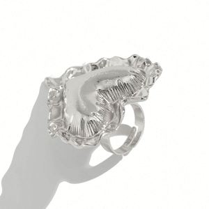 Parures de bijoux 3D en alliage, style punk tendance unisexe, bagues style Ins, exagérées, magnifiques, brillantes, pour le quotidien - Product Image 6
