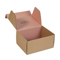 Caja de Envío Corrugada de Lujo con Impresión Offset Personalizada, Empaque Elegante para Ropa, Joyería y Productos para el Cuidado de la Piel