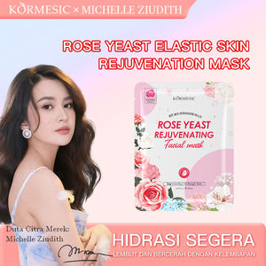 Bpom ได้รับการอนุมัติสำหรับหน้ากากสมุนไพร kormesic ที่ให้ความชุ่มชื้นยีสต์ดอกกุหลาบที่ละเอียดอ่อนยืดหยุ่นขนาดเดินทางขายส่ง - Product Image 2