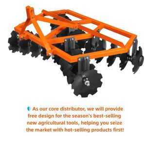 Erpice a Dischi a 3 Punti con Lame da 16", Coltivatore ad Alta Velocità da 4 Piedi Resistente per Piccoli Trattori Agricoli | Vendita Diretta dalla Fabbrica - Product Image 3