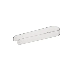 Pinza per ghiaccio trasparente da 16cm piccola pinza per ghiaccio in plastica acrilica durevole da 16cm a buon mercato