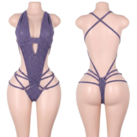 Vêtements de danse exotiques, bodys métalliques scintillants, sous-vêtements de pole dance, vêtements de club brillants pour festivals et raves
