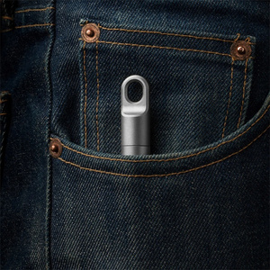 Capsule en titane usiné CNC personnalisé usiné Randolph cache porte-clés pour voyage EDC - Product Image 3