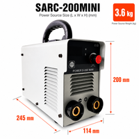 Poste à souder numérique manuel à arc métallique DC Inverter IGBT 200/250A AC/DC Mini pour soudage à l'arc