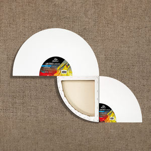 Phoenix sanatçı sınıf toptan asit ücretsiz üçlü boyama sanat boş yarım daire tuval gerilmiş - Product Image 6