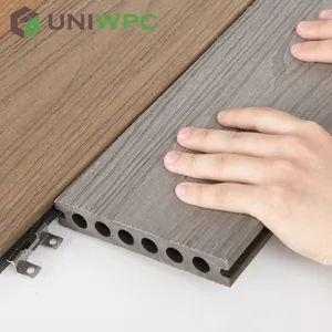 Manufacturer WPC Free Maintenance Wood Plastic Composite Decking Boards Floor Solid Co-Extruded Composite Decking Outdoor