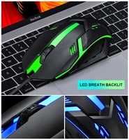 Set Keyboard dan Mouse Gaming USB Berkabel Berkinerja Tinggi 104 Tombol RGB Backlit Keyboard Komputer Combo Mouse dengan Number Pad