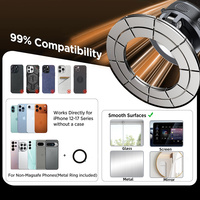 Soporte Magnético para Teléfono con Ventosa de Vacío, Plegable, 360° °   Soporte giratorio para teléfono para tablero, parabrisas, escritorio, espejo, superficies lisas