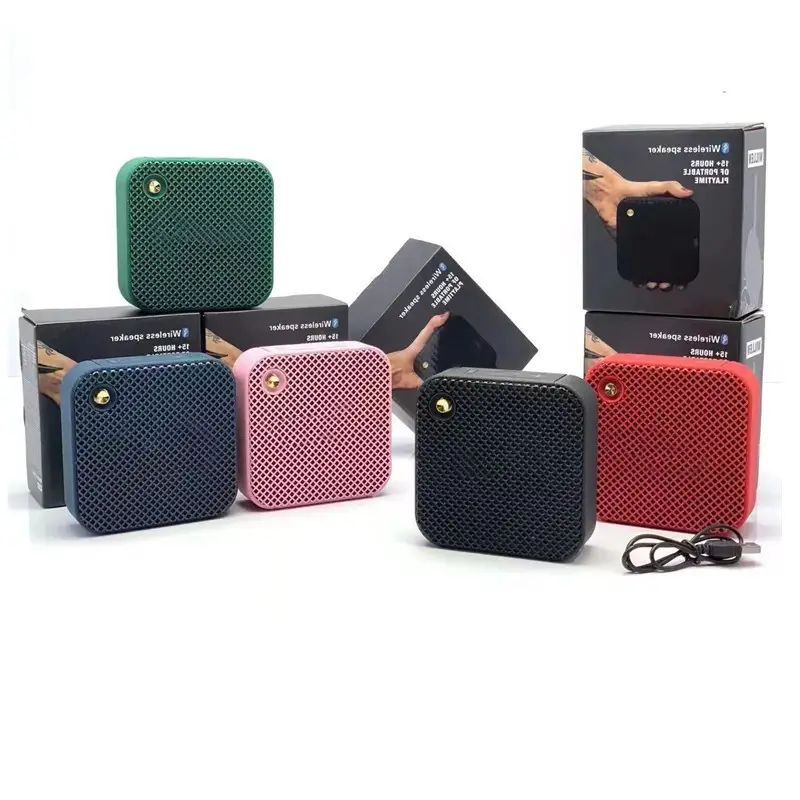 Prodotti più venduti 2024 portatili per il suono dell'altoparlante Willen nero portatile classico Hifi Wireless Mini Stereo Sport altoparlanti