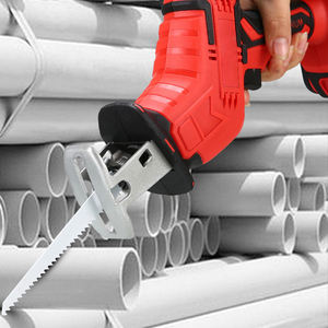 Scie à bois alternative électrique sans fil au lithium de qualité industrielle et bricolage Scie <span class=keywords><strong>sabre</strong></span> domestique Scie à métaux Source d'alimentation à piles - Product Image 6