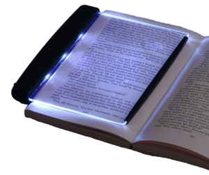 Lampe de lecture à vision nocturne LED Protection douce des yeux <span class=keywords><strong>Lit</strong></span> dortoir étudiant Apprentissage Creative Flat Transparent Book Light - Product Image 1
