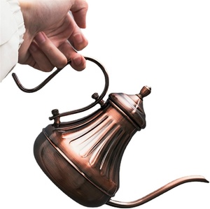 Macchina da caffè tè caffè bollitore in acciaio inox bocca Fine a collo di cigno <span class=keywords><strong>caffettiera</strong></span> beccuccio lungo versare sopra la flebo - Product Image 2