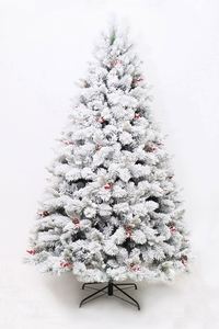 Árbol de Navidad de PVC flocado rosa de 210 cm de alta calidad, el más vendido, para decoración del hogar - Product Image 6