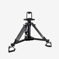Kit de piédestal de studio professionnel E-IMAGE EP880MK avec bol de 100 mm et chariot à roulettes