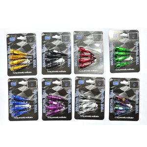 Capuchons de valve de pneu en aluminium de 45 mm, forme conique, multicolores, anti-poussière, résistants à la corrosion, pour valves de chambre à air - Product Image 6