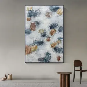 Original Design Wholesale Luxury Framed Canvas Wall Art Hotel Living Room Decoration Abstract Oil Painting