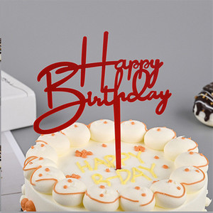 Décoration de gâteau en acrylique pour joyeux anniversaire - Product Image 6