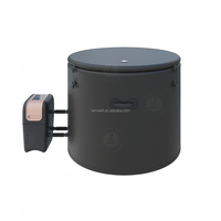 Jacuzzis gonflables personnalisés commerciaux Spa extérieur Portable rond chauffé Spa avec pompe à bulles et couvercle