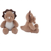 D KING D KING Peluche Dinosaure Triceratops Chauffable au Micro-ondes, Couverture Réconfortante Douce et Chaude pour Enfants et Adultes