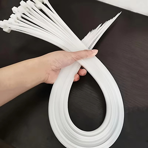 สายรัดเคเบิลแบบหนา ทนทานต่อรังสียูวี 100 ชิ้น 4 ขนาด สายรัดแบบล็อคตัวเอง สำหรับจัดระเบียบสายไฟ บ้าน สวน และกลางแจ้ง - Product Image 1
