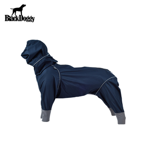 Blackdoggy เสื้อกันฝนโพลีเอสเตอร์กันน้ำสำหรับสุนัขเสื้อกันฝนป้องกันพายุสำหรับสัตว์เลี้ยงในฤดูใบไม้ผลิที่เป็นของแข็ง - Product Image 5