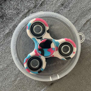Spinner Antiestrés con Diseño de Camuflaje, Agarre de Tres Dedos, Ideal para Mercados Nocturnos y Vendedores Ambulantes, Recubrimiento de Color Único - Product Image 4