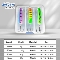 MISTER LURE Tasmania Devil Trout Killer, ensemble de 3 leurres de pêche OEM avec hameçon, 7g, 13.5g, 20g, 26g, leurres de pêche en eau douce