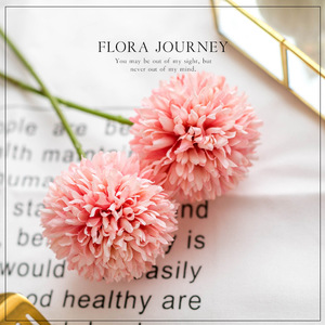 <b>Artificial</b> Chrysanthemum <b>Flowers</b> Silk Dandelion Balls Wedding Home Decor Handmade Floral <b>Arrangements</b> - Product Image 4
