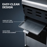 Barbecue à gaz en acier inoxydable 6 brûleurs avec armoire de rangement et grilles en fonte pour fêtes en plein air