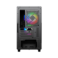 Boîtier d'ordinateur blanc et noir populaire boîtier de filtre à poussière magnétique boîtier de jeu MAtx en acier boîtier de PC