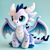 Jouet de mascotte en peluche de dragon personnalisé fait à la main ODM cadeau d'animal en peluche personnalisé pour les amis et la compagnie