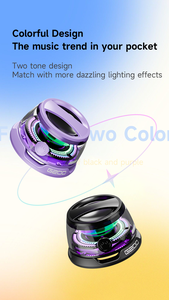 Mini altavoz inalámbrico G200 con iluminación RGB portátil para REPRODUCTOR DE <span class=keywords><strong>Audio</strong></span> <span class=keywords><strong>Bluetooth</strong></span> y soporte magnético para teléfono Potencia de salida de 3W - Product Image 4