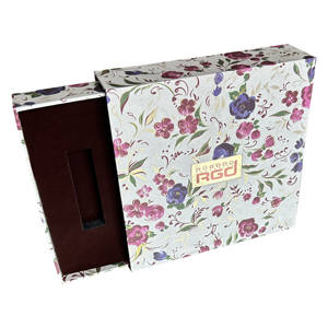 ROGOOD Boîte cadeau de luxe style boîte d'allumettes avec plaque logo personnalisée et insert en EVA, idéale pour l'emballage de parfums et de bijoux P2154 - Product Image 5