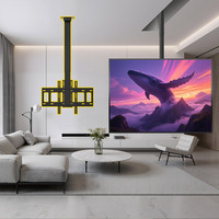 Soporte giratorio de elevación de Control remoto eléctrico para TV de techo para TV de 32-57 "soporte de pared de montaje en altura ajustable motorizado