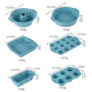 Home Kitchen Usage 5 Pcs Hole <strong>Baking</strong> Tools Silicone Christmas <strong>Cake</strong> Mold <strong>Set</strong> - Product Image 4