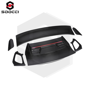 <span class=keywords><strong>Aileron</strong></span> arrière double de style GT3RS en fibre de carbone sèche, diffuseur, séparateur, kit carrosserie <span class=keywords><strong>universel</strong></span> pour Porsche 991.1 991.2 - Product Image 3