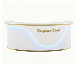Beauty Salon Reception <b>Desk</b> <b>Simple</b> Modern Men's and Women's Clothing Store Bar Counter Nail Shop Cashier Counter - Product Image 5