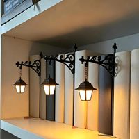 Lanterne de bibliothèque décorative, éclairage d'étagère, 3 pièces, lampe de lecture fantôme en métal, serre-livres d'Halloween, design zen asiatique, pour adultes, jaune