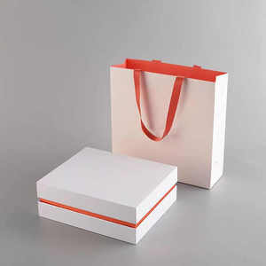 Boîtes cadeaux personnalisées en carton blanc à faible coût, couvercle rigide et base pour la présentation d'articles de luxe PBPK modèle PBX09 - Product Image 5