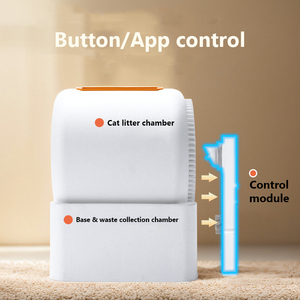 2025 nouveau <span class=keywords><strong>pas</strong></span> <span class=keywords><strong>cher</strong></span> grand bac à litière <span class=keywords><strong>automatique</strong></span> pour chat Tuya APP contrôle intelligent chat toilette Intelligent autonettoyant bac à litière pour chats - Product Image 2