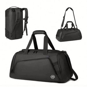 Bolsa Deportiva de Gimnasio Personalizada de 45L, Bolsa de Viaje Grande para Hombres y Mujeres, Bolsa de Fin de Semana con Compartimento para Zapatos - Product Image 1