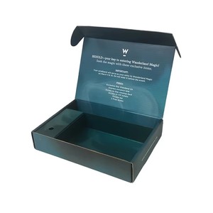 Boîte en carton couleur avec estampage <span class=keywords><strong>à</strong></span> chaud or et argent, impression pour e-commerce, 300 g/m², emballage en forme de coquille, boîte <span class=keywords><strong>à</strong></span> rabat en papier - Product Image 4