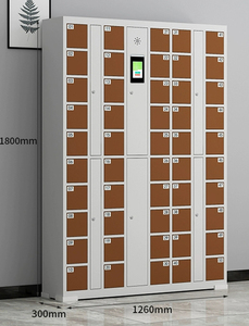 Casier de stockage de téléphone portable en libre-service casier de chargement de mot de passe revêtement en poudre d'acier Durable casier de téléphone portable pratique - Product Image 6