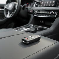 Casing Kunci Remote Pintar untuk Accord Civic CRV Pilot 2003-2007 dengan Bahan ABS, 4 Tombol & Fungsi Start Jarak Jauh